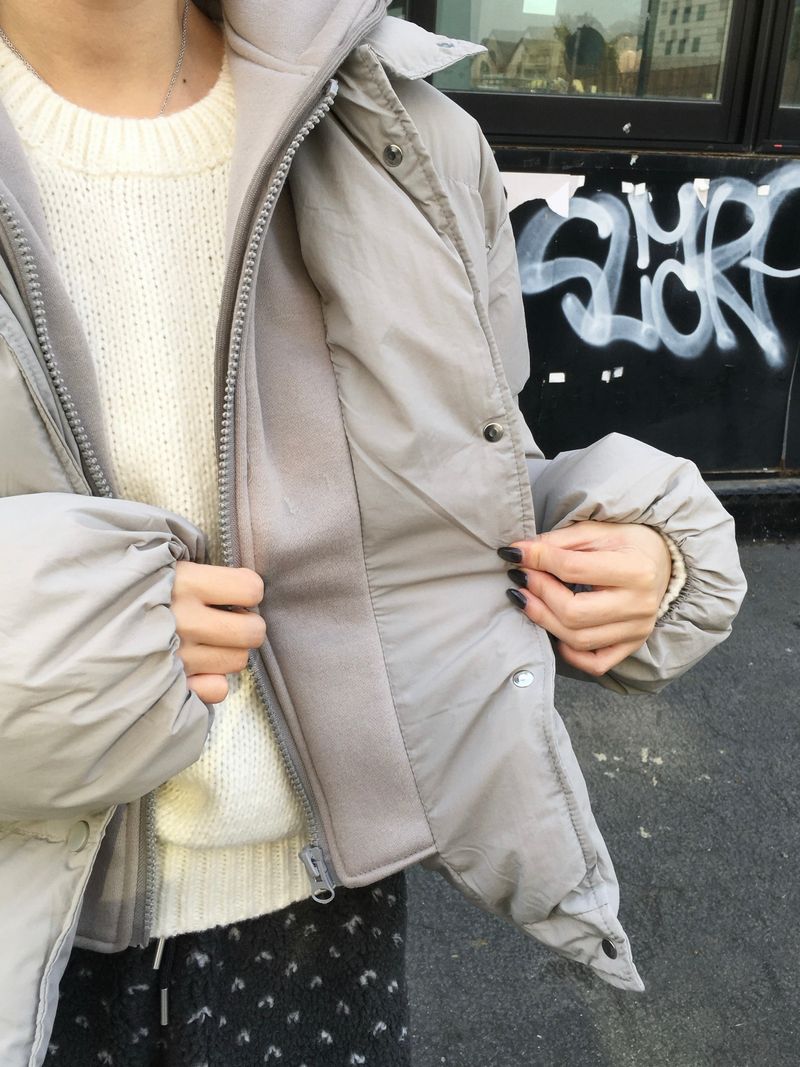 Urban Hood Layered Daily Short Padding (4c)