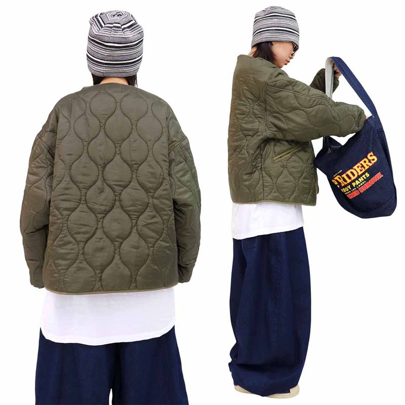 Vintage Cropped Quilted Cardigan