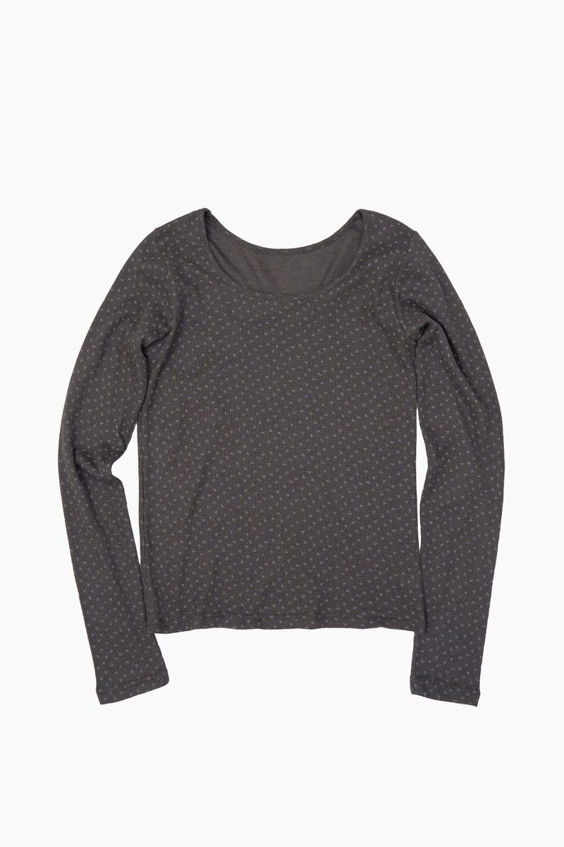 Tulip wide neck long sleeve