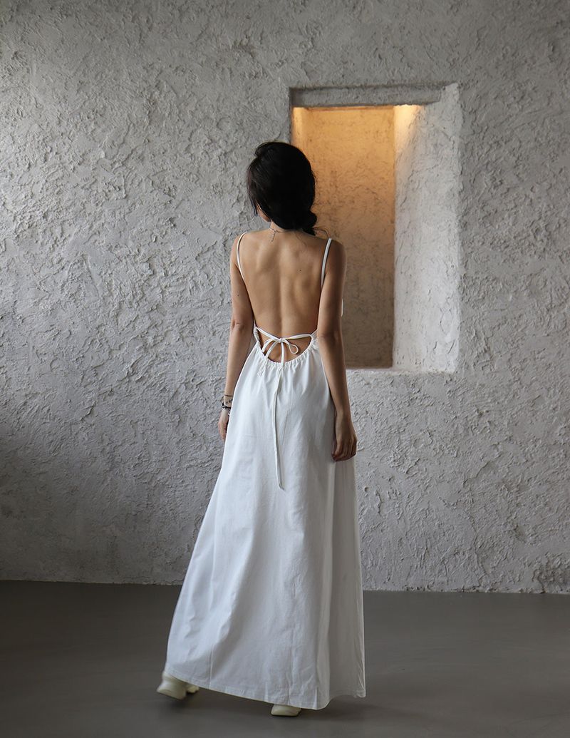 Delight-J（ディライトジェイ）の「Slit Backless Maxi Long Dress with Slit（Dresses）」