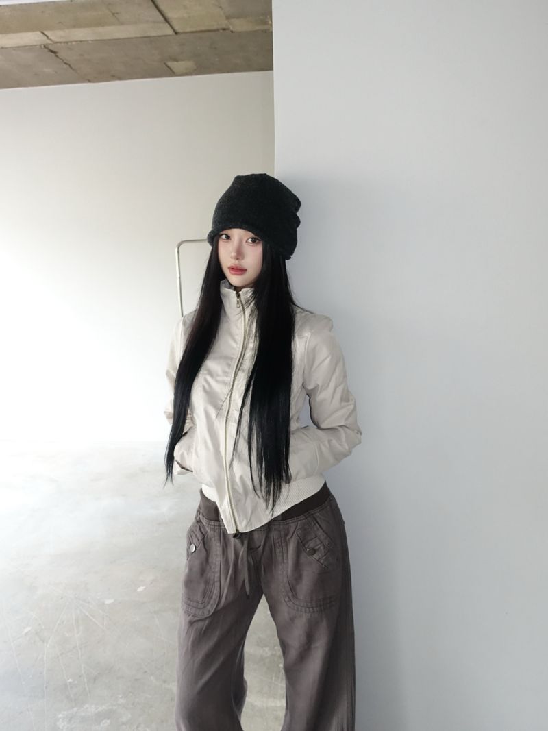 autumn beige blouson