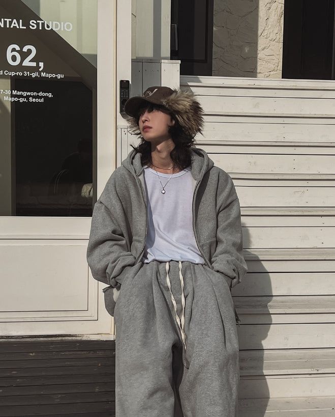 Noah Brushed Balloon Pintuck String Pants