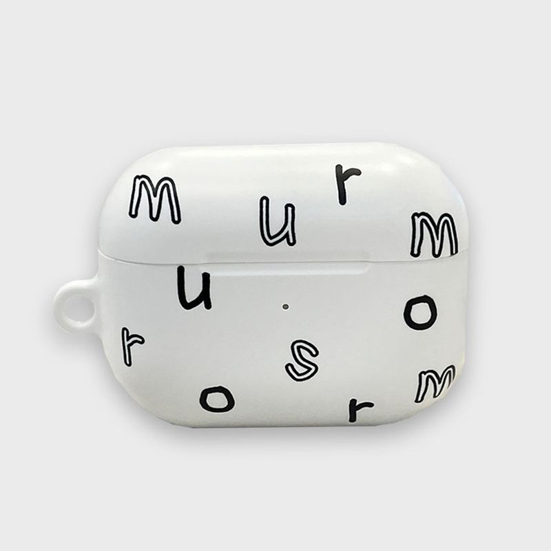murmursroom（マーマーズルーム）の「murmurタイプ エアポッズケース (white)（スマホグッズ/小物）」