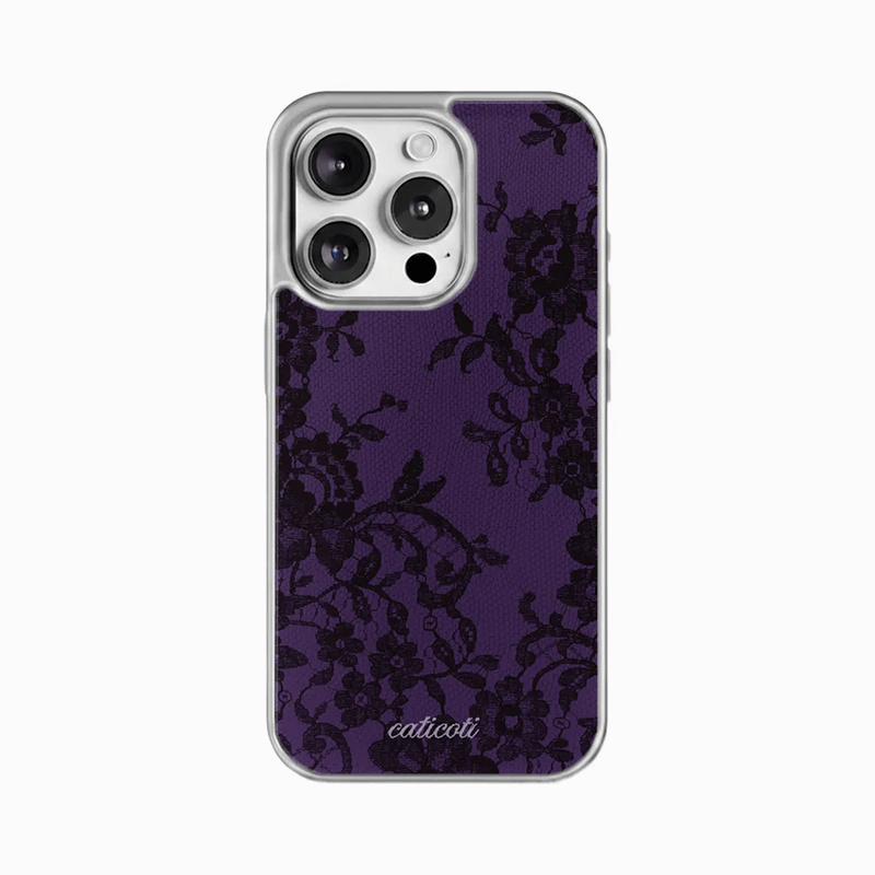 caticoti（カティコティ）の「レース パープル マグセーフ（スマホグッズ/小物）」