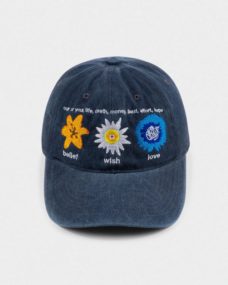 NATIVITY MM CAP STONE WASHING (NAVY)