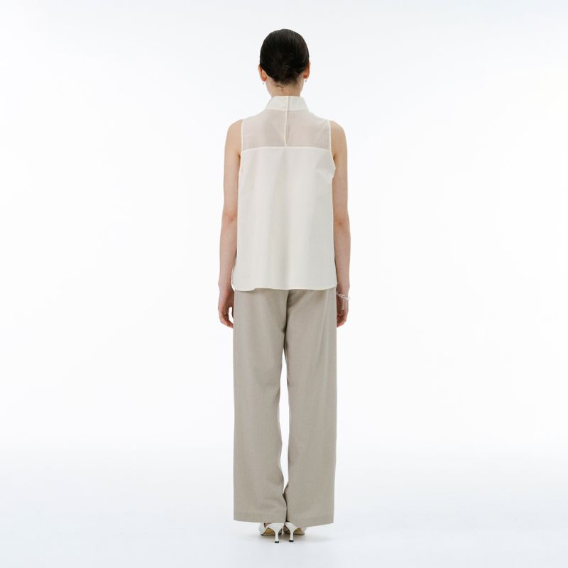 Soil stripe pants (beige)