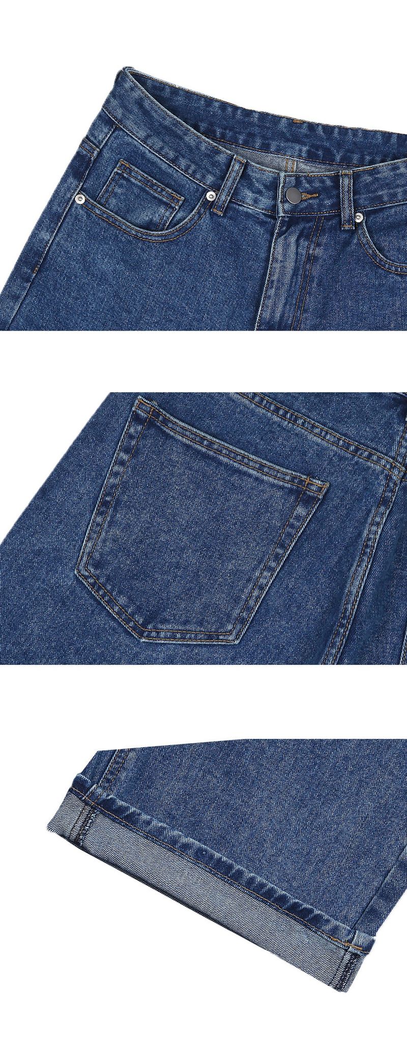 Basic denim pants (blue)