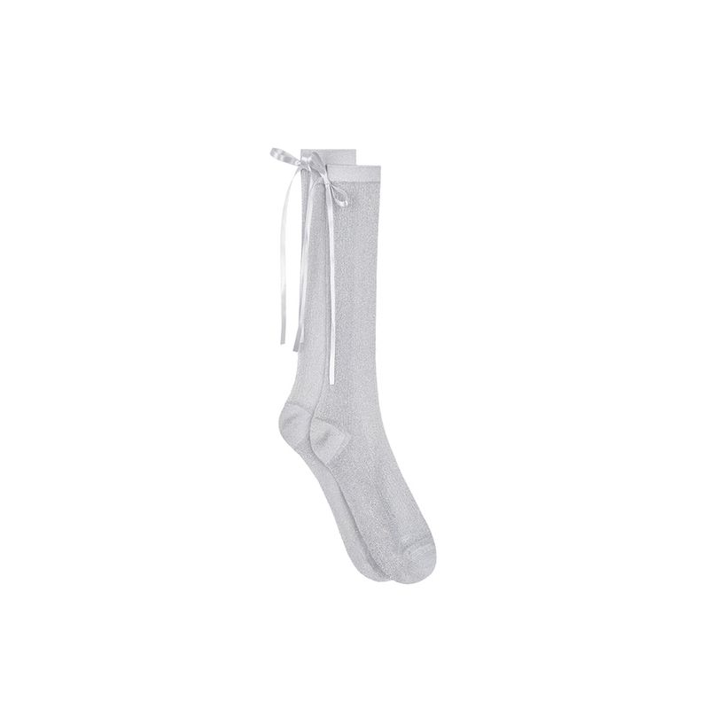 Back Ribbon Glitter Socks (3colors)