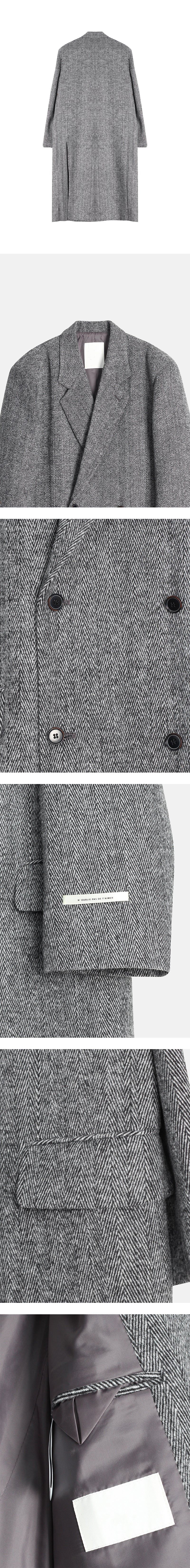  [F/W] Herringbone wool double coat(2color)