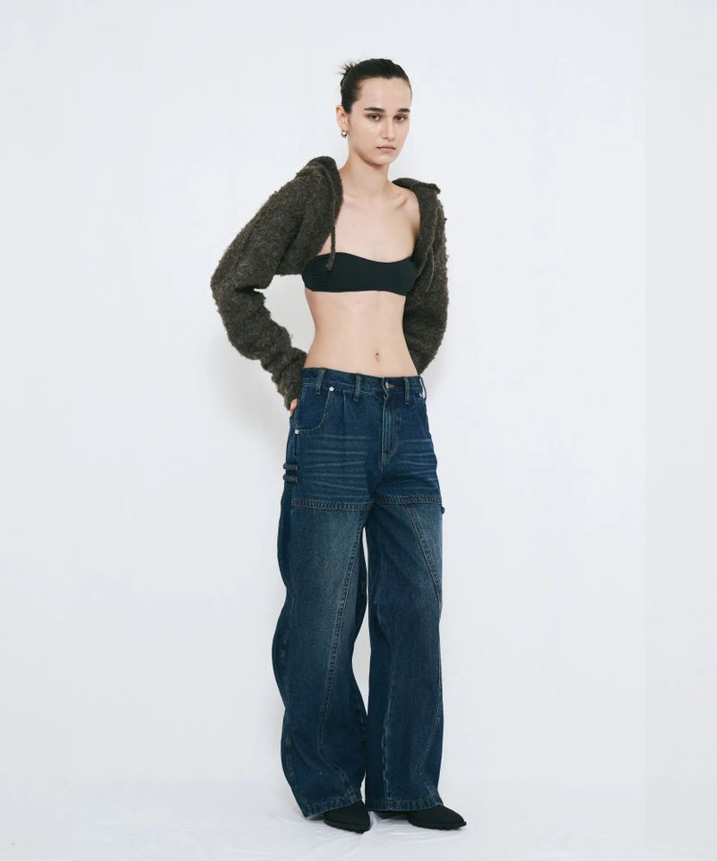 MUFFLER KNIT CARDIGAN