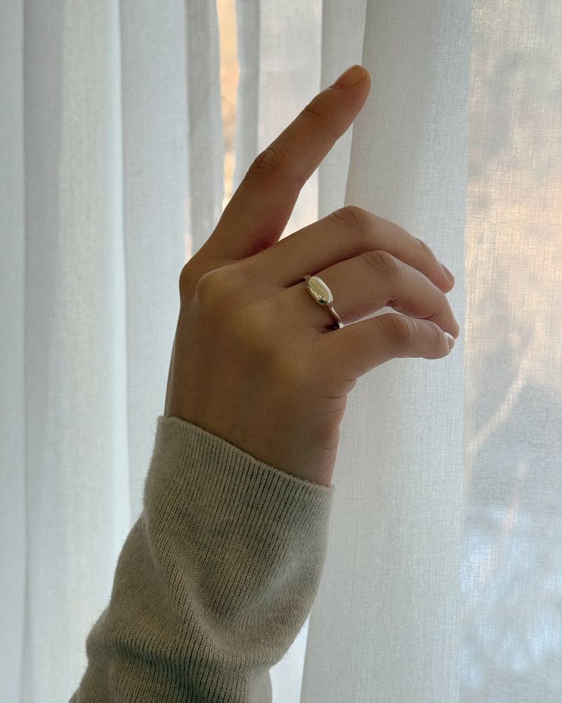 Snuggle ring (silver) *1PCS