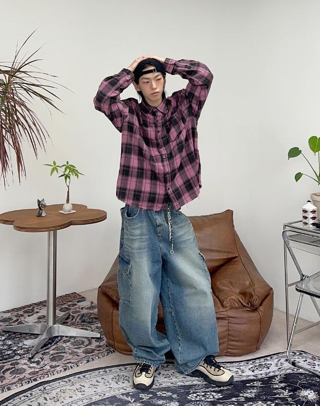 Else flannel check shirt