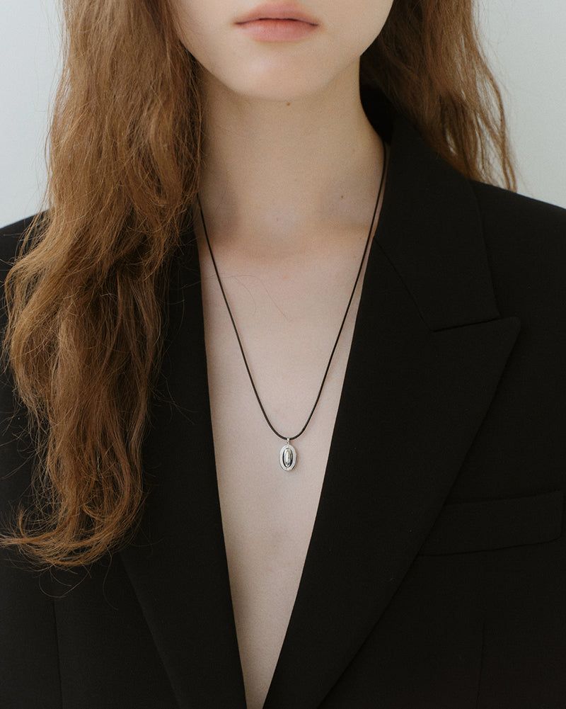 [Silver 925] Oval Necklace