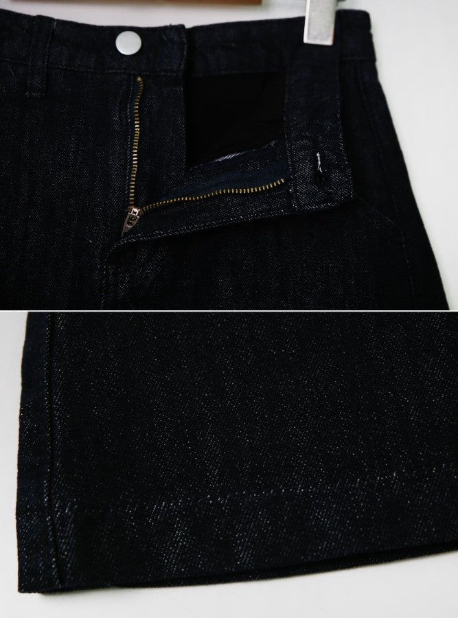 Classic Denim Mini Skirt (2color)