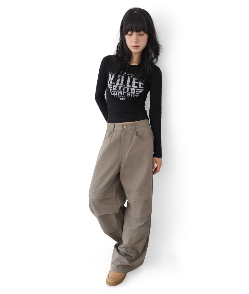 Hannah Cotton Wide Work Pants