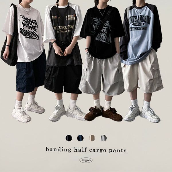 The View Banded Cargo Bermuda Shorts