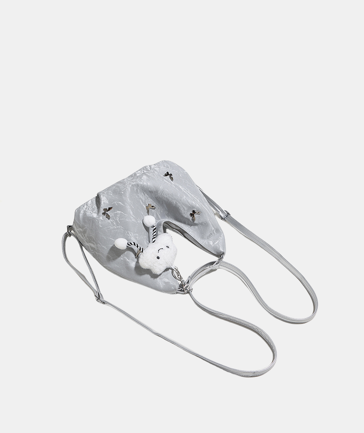 Cloud Doll Keyring Included Buttefly Plated Ribbon Balletcore bag