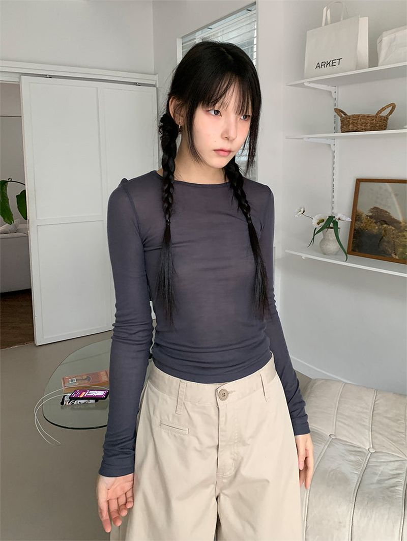 TENCEL LAYERED LONG SLEEVE (11C)