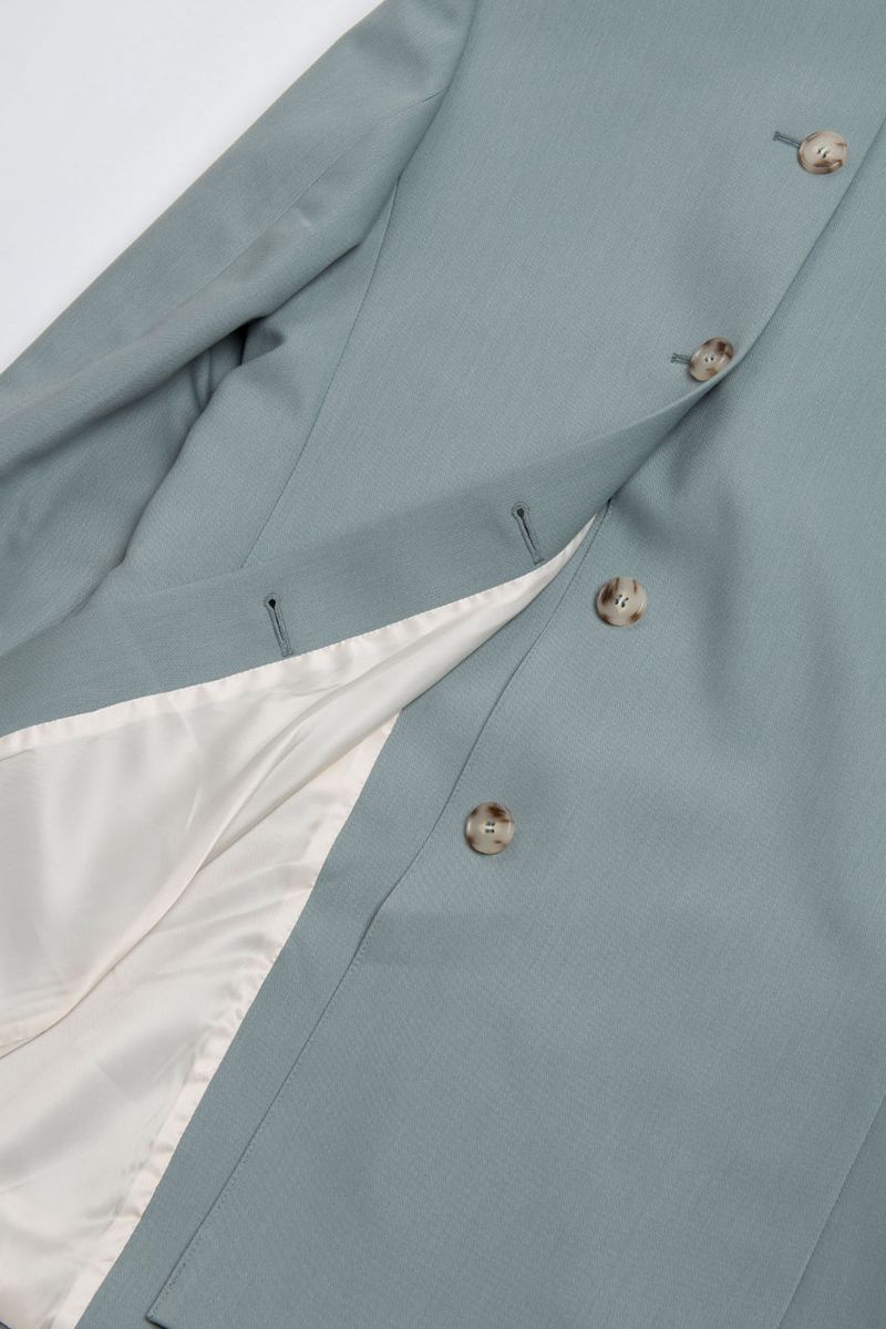Sky Embroidered Tailored Jacket