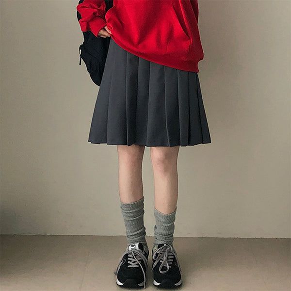 hijjoo（ハイチュー）の「Bad back banding pleated skirt（Skirts）」