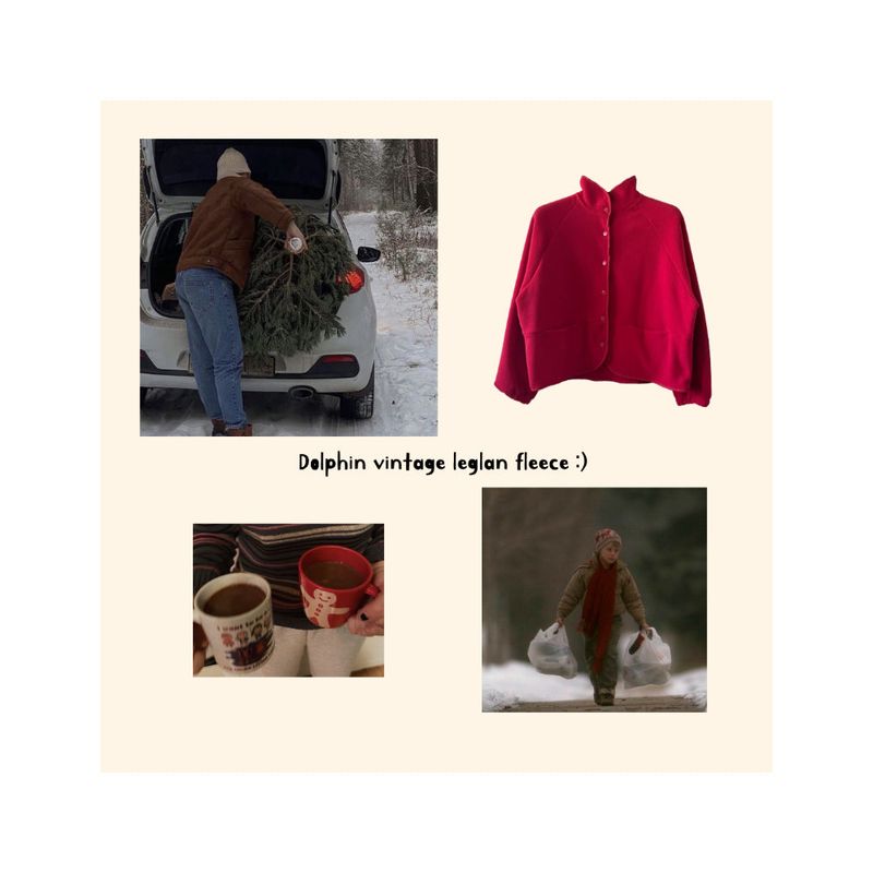 Dolphin vintage leglan fleece