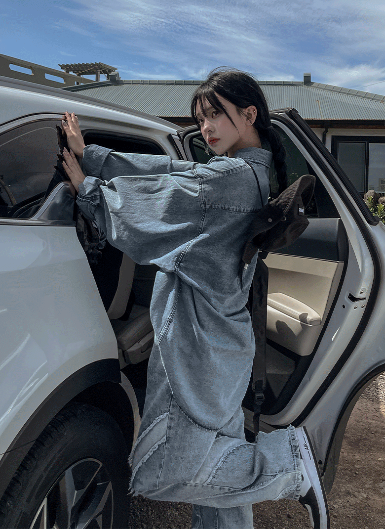 ULAN（ユレン）の「(UNISEX) ミストデニムシャツジャケット（Jackets/Outerwear）」