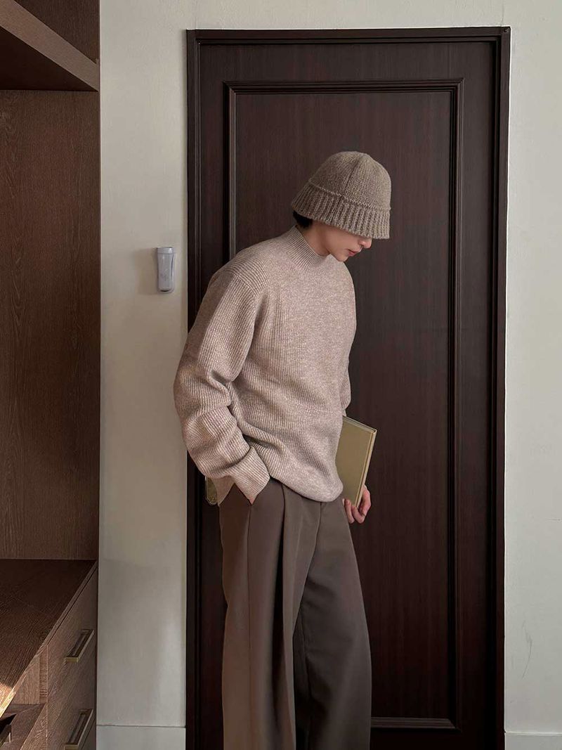 ASCLO Deep One Tuck Slacks (4color)