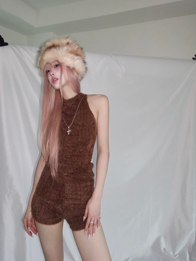 Evening Angora Shorts