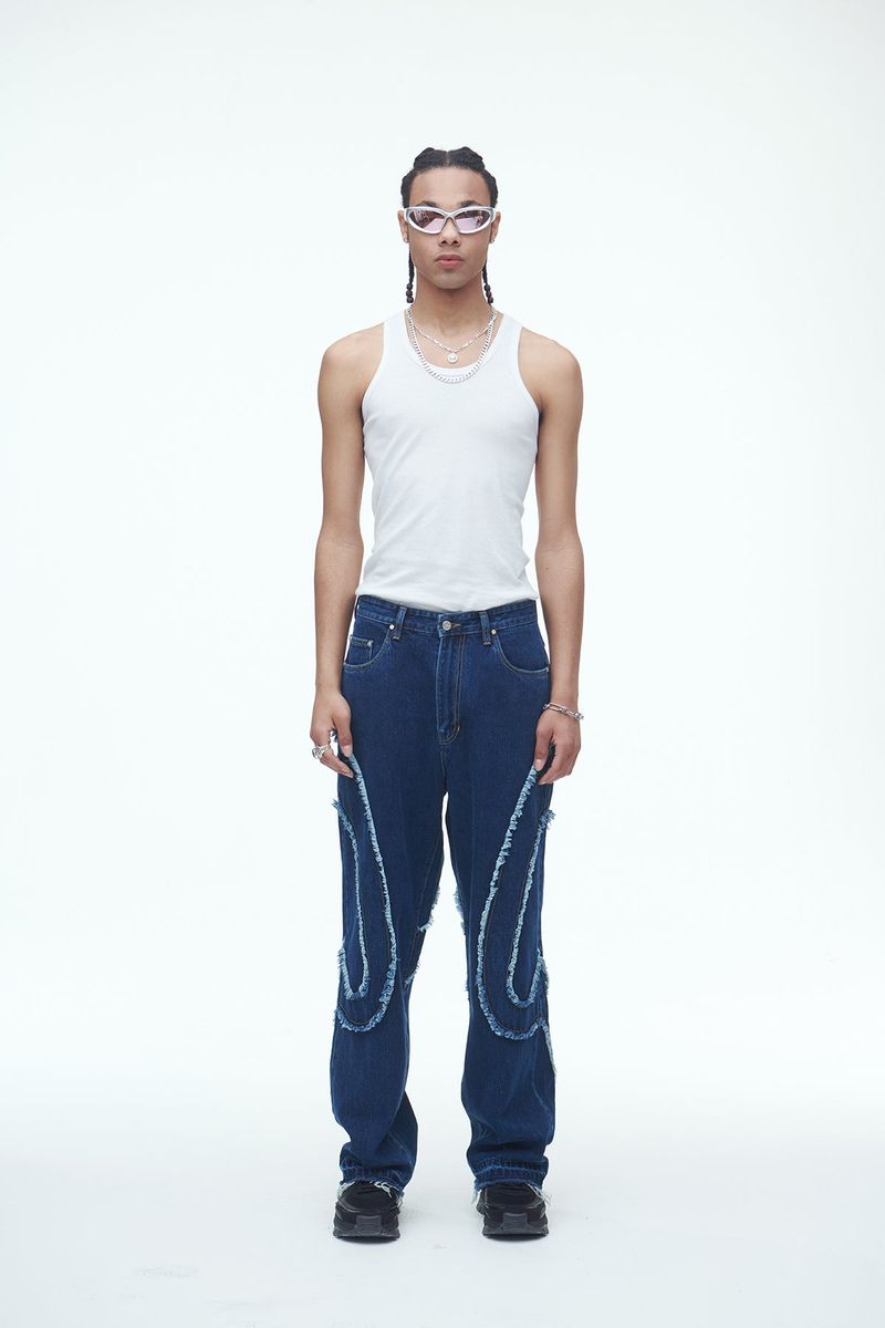 Comma Denim Pants Blue