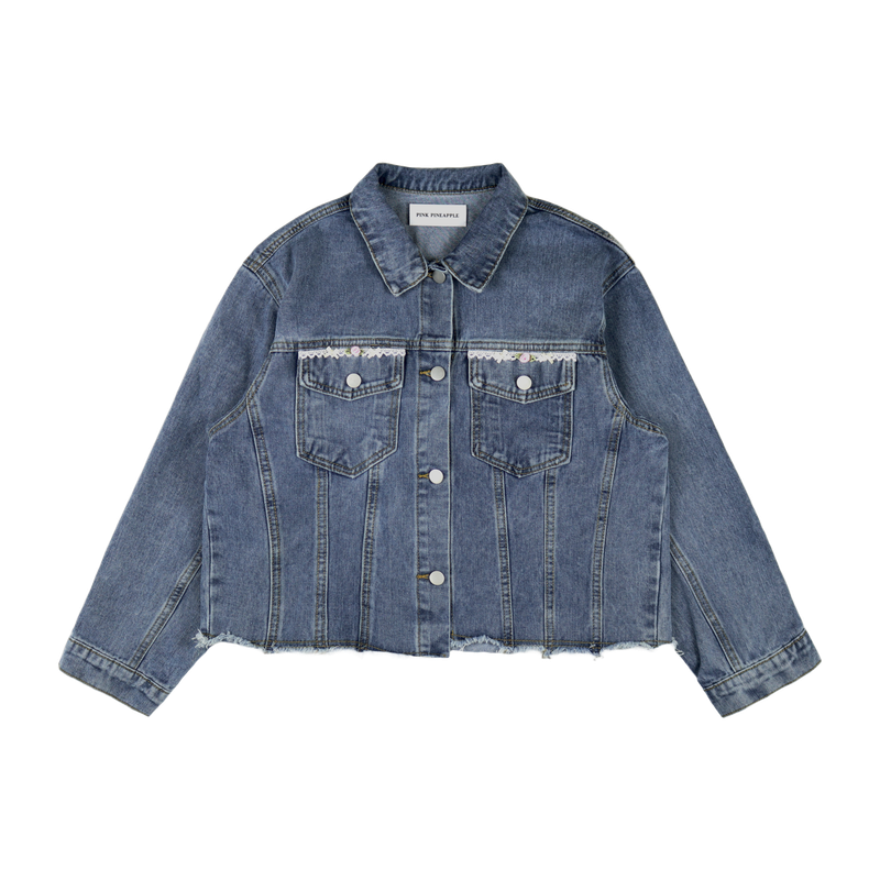 ROSETTE DENIM JACKET