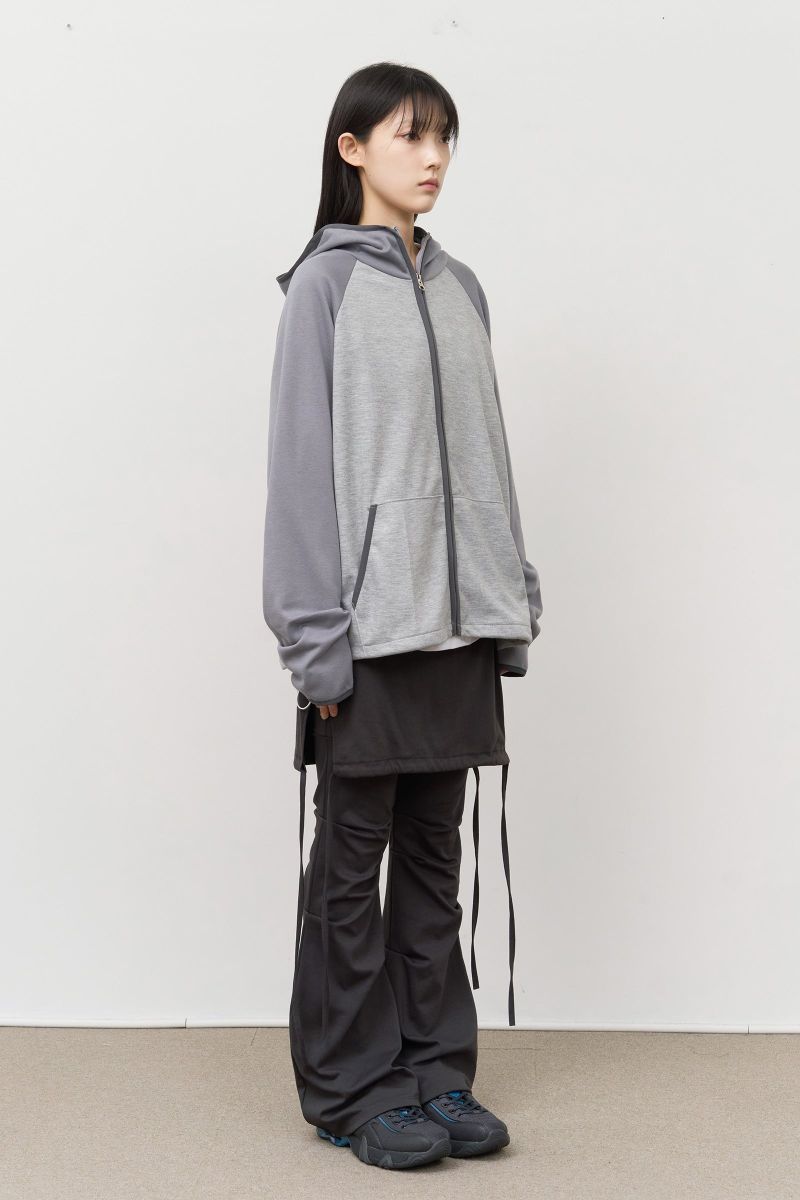 Coke Raglan Hooded Zip Up