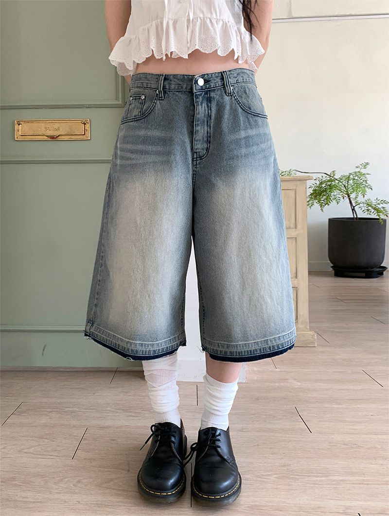 JAZZ THE ORDER（ジャズ ザ オーダー）の「TEXTURE WIDE BERMUDA JEANS（Pants）」