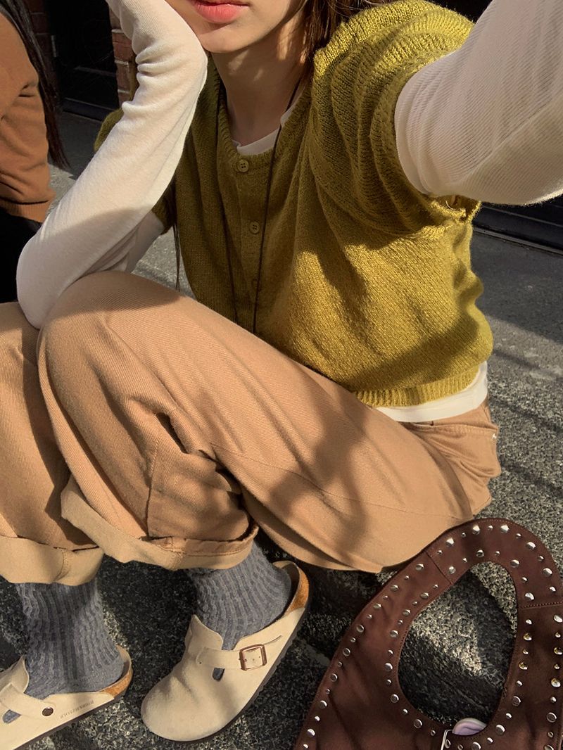 [MADE] Wearby Puff Half Cardigan