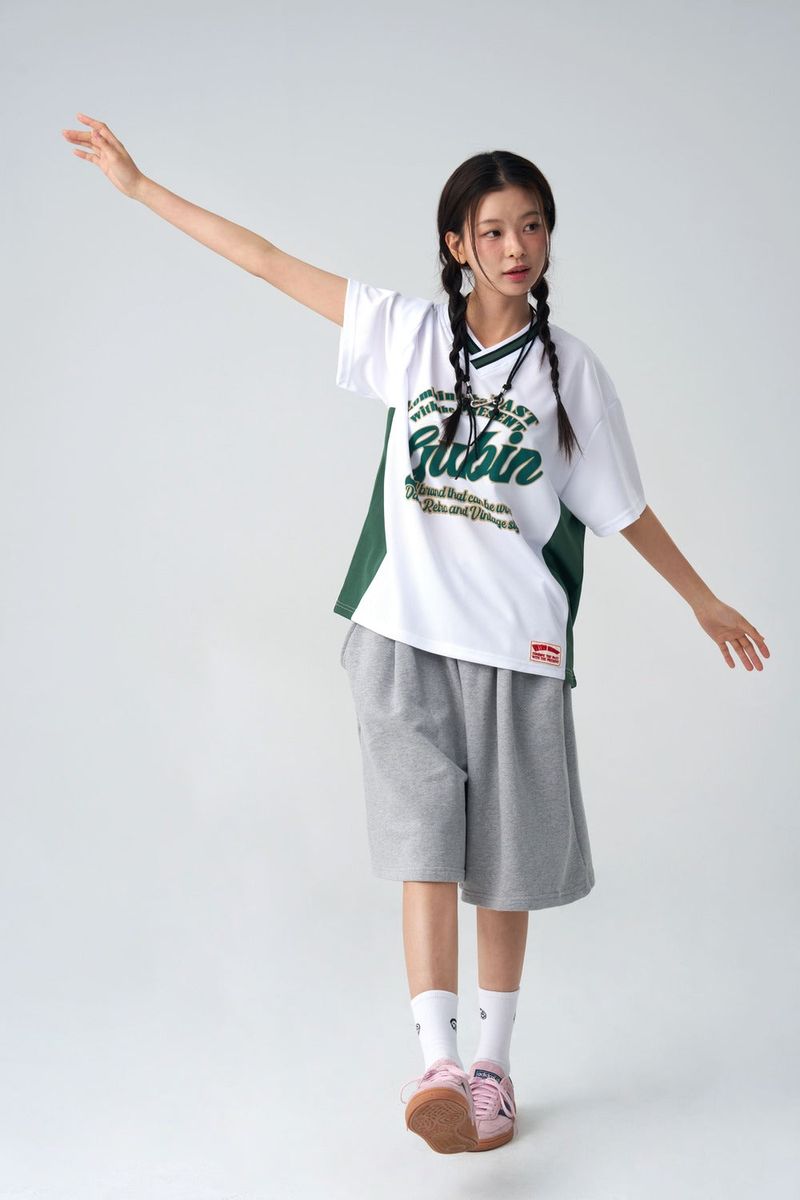 V-neck football jersey