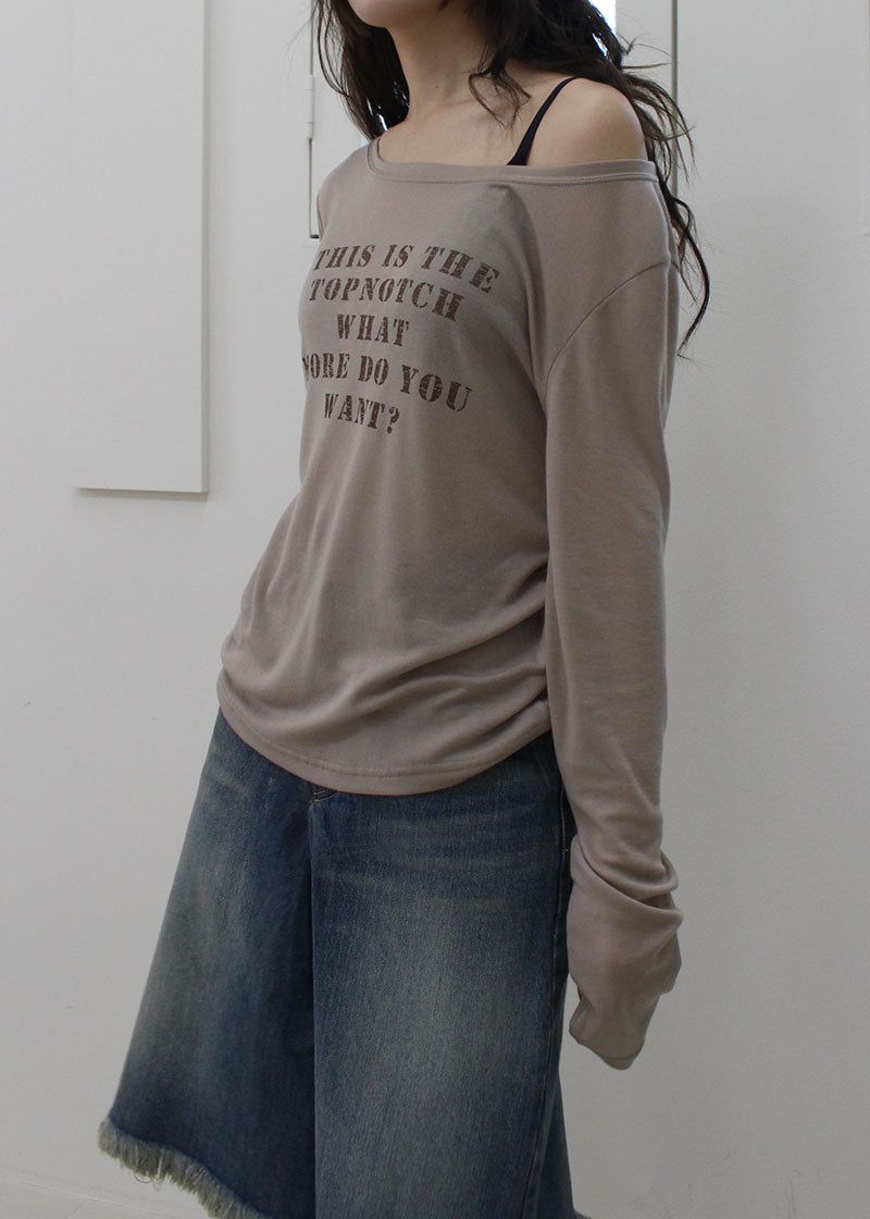 WANT LONG SLEEVE TEE