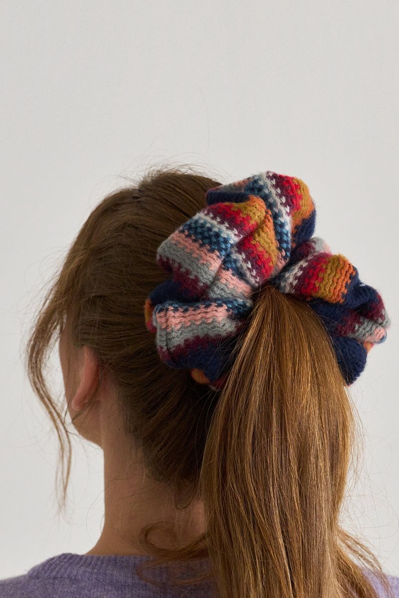 MIX SCRUNCHIE BLUE