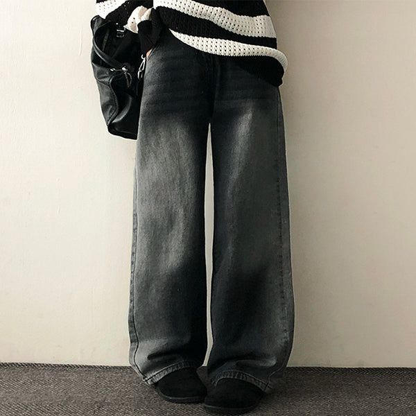hijjoo(ハイチュー)の「Seb washing waist banding wide denim pants(Pants)」