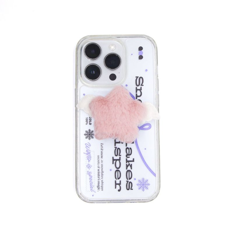 【MADE】(2type) Snow Violet Jelly hard Phone case