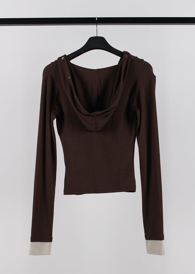 SNAP HOOD TEE
