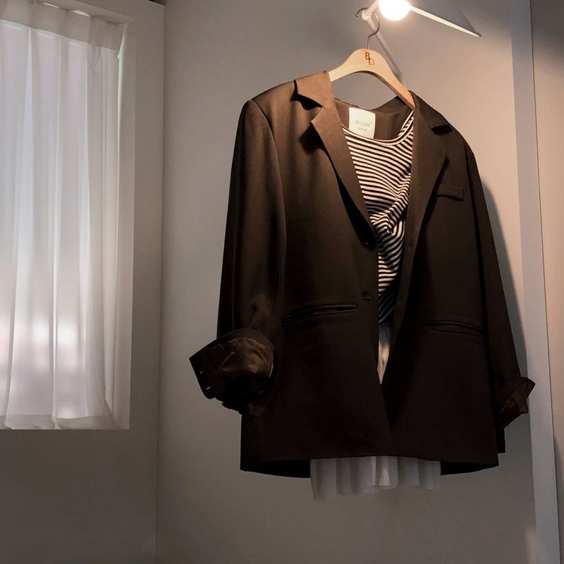 [BELLIDE MADE] Macchiato oversized fit blazer jacket