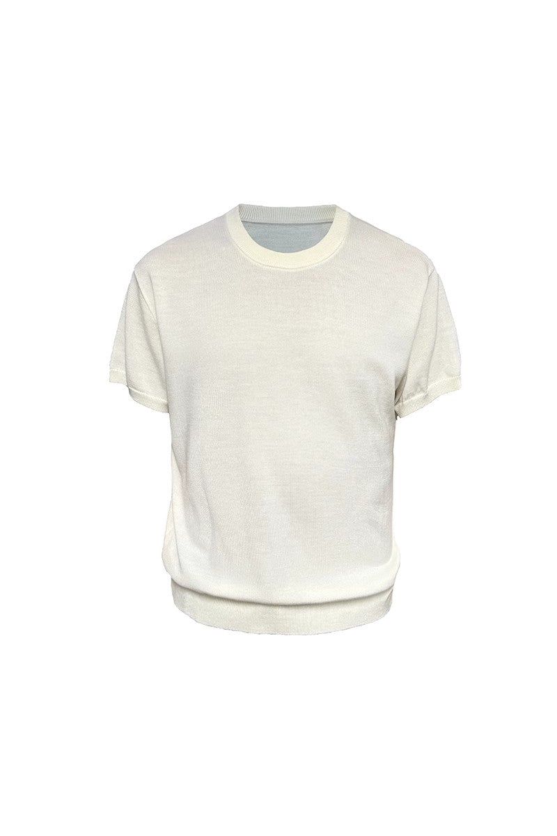 Merino Wool Ribbed T-Shirt