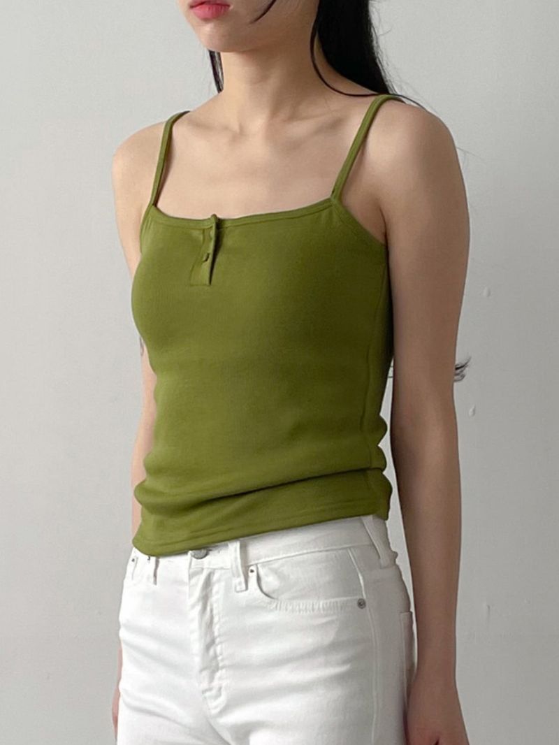 INCHANT ME(インチャントミー)の「Soft Square Neck Sleeveless(Tops)」