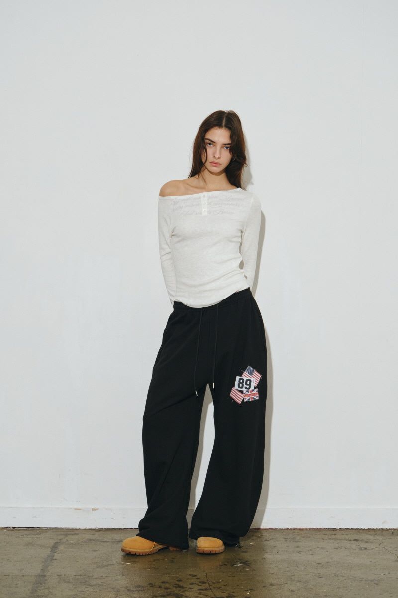 rd check pants (black)