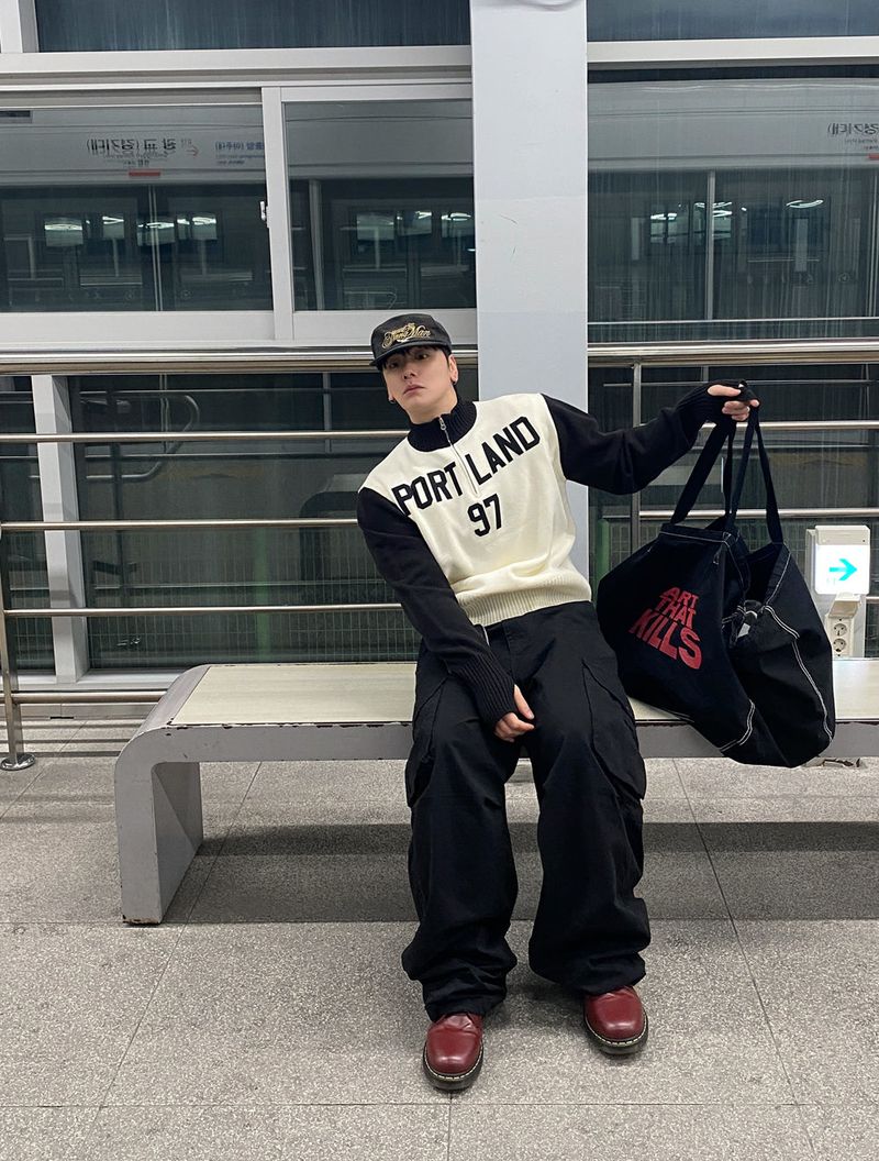 No.1577 PL half ZIP fh KNIT