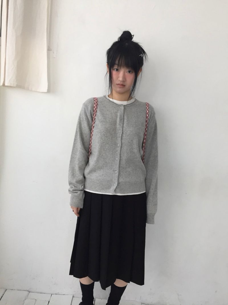 クローネックカラーカーディガン