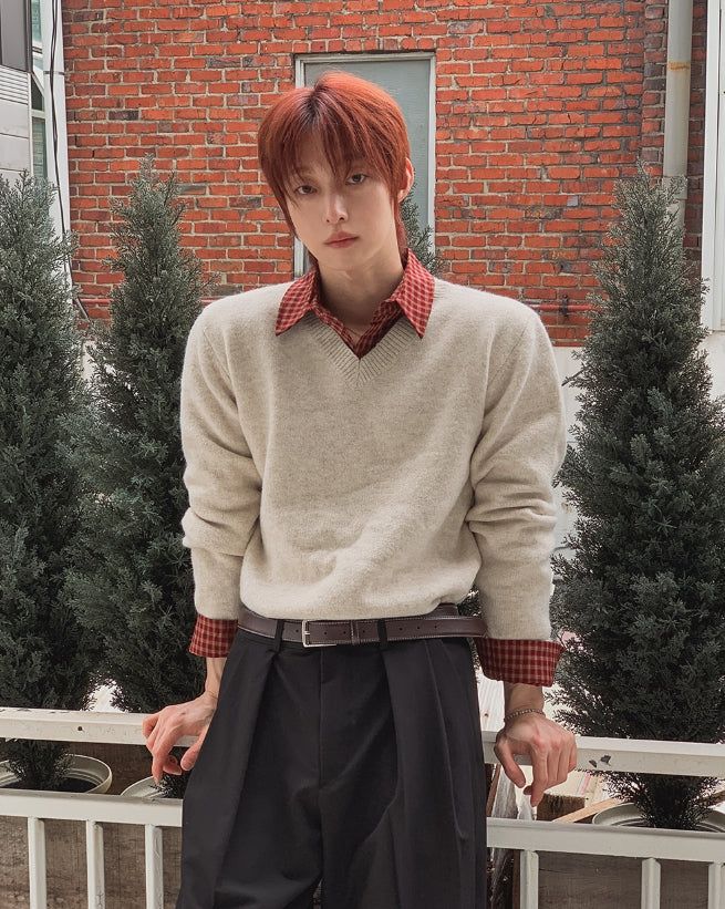 2PLAN（ツープラン）の「Lido Wool V-neck Crop Knit（Tops）」