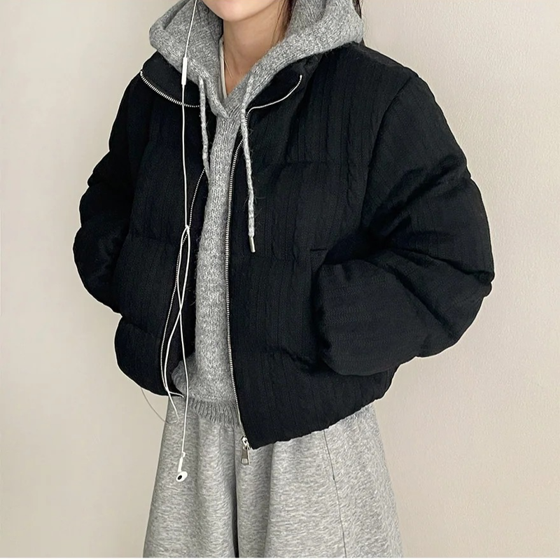 Cream Pattern Jacket Jumper