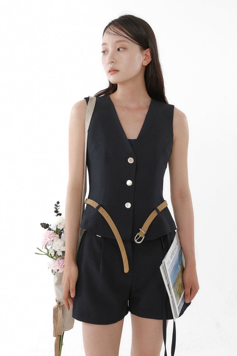 [SET-UP] TAILORED VEST SET