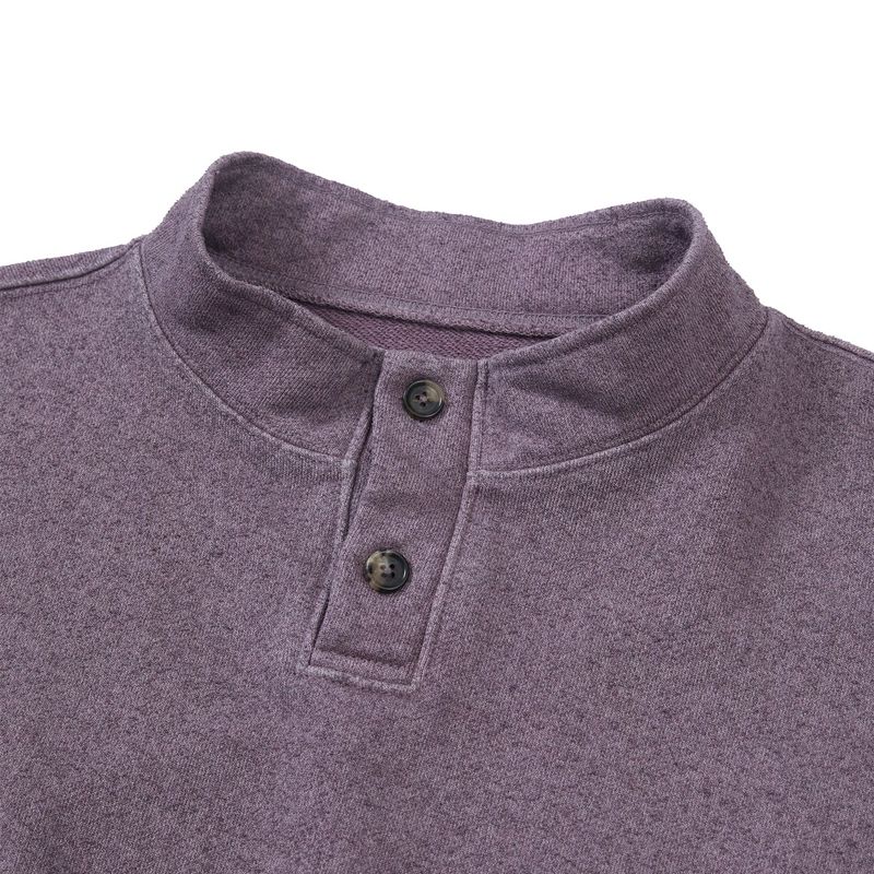 [OATSLIFE] Milk foam pullover / Plum ash