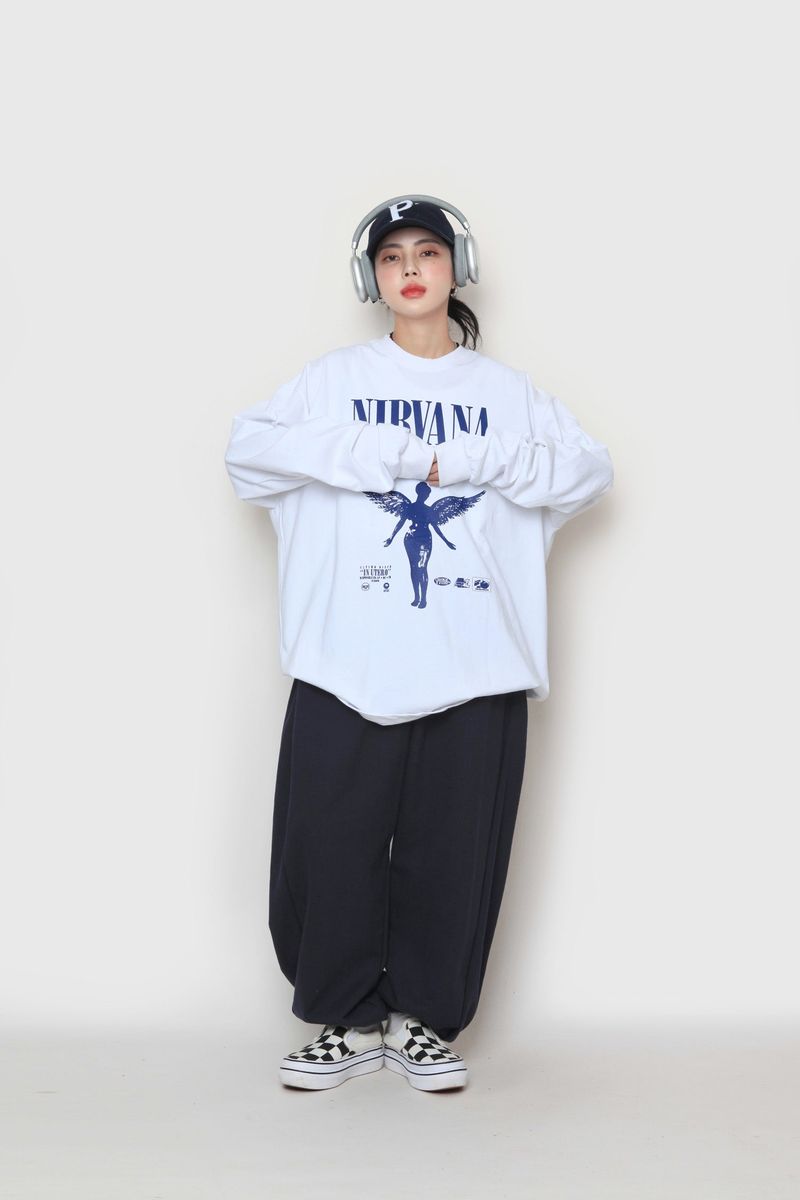 Nirvana Angel Long Over Sleeve T